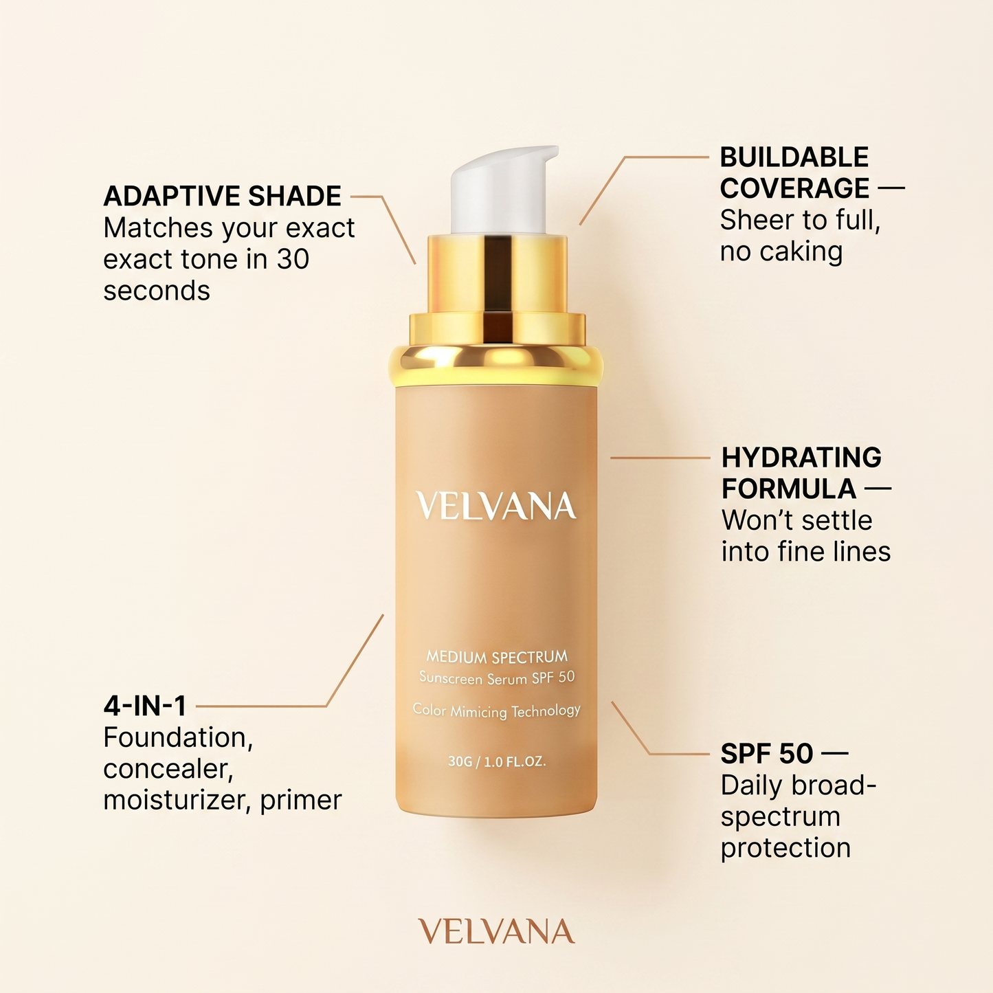 Color Adapting 4-in-1 Foundation